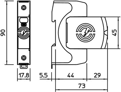 5093500 OBO Bettermann Überspannungsschutz Bild 2