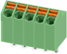 Leiterplattenklemme, 5-polig, RM 3.5 mm, 0,2-1,5 mm², 9 A, Federklemmanschluss, grün, 1752133
