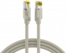 Patchkabel, RJ45-Stecker, gerade auf RJ45-Stecker, gerade, Cat 6A, S/FTP, LSZH, 1.5 m, grau