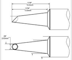 SCV-WV20 METCAL Lötspitzen, Entlötspitzen und Heißluftdüsen Bild 3