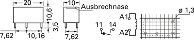 1-1393217-1 Schrack Industrierelais Bild 2