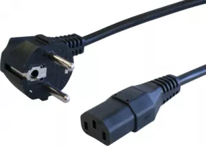 VII-H05VVF3G100-C13/3,00M SW9005 FELLER Power Cords