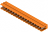 Stiftleiste, 17-polig, RM 5 mm, abgewinkelt, orange, 1571270000