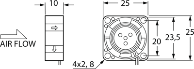 MFB25F05 SEPA Axiallüfter Bild 2