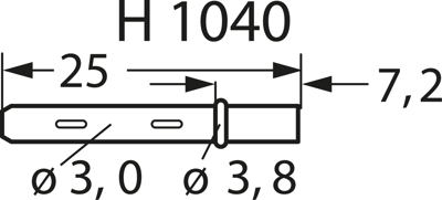 H 1040 PTR Zubehör für Prüfstifte