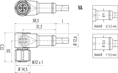 77 3734 0000 50003-0200 binder Sensor-Actuator Cables Image 2