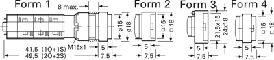 1.15.108.051/0000 RAFI Pushbutton Switches Image 2