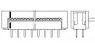 1-216119-0 AMP FFP/FPC Steckverbinder, ZIF Steckverbinder