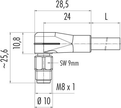 77 3703 0000 50003-0200 binder Sensor-Aktor Kabel Bild 2