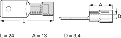 3912 Vogt Flachstecker