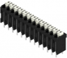 Leiterplattenklemme, 13-polig, RM 3.81 mm, 0,13-1,5 mm², 12 A, Federklemmanschluss, schwarz, 1870900000