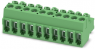 Leiterplattenklemme, 10-polig, RM 3.5 mm, 0,2-1,5 mm², 6 A, Schraubanschluss, grün, 1984248