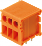 Leiterplattenklemme, 5-polig, RM 5.08 mm, 0,13-2,5 mm², 10 A, Schraubanschluss, orange, 1578820000
