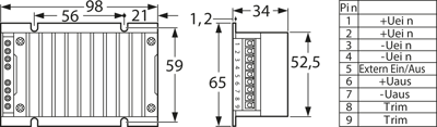 TEP 150-4813WI TRACO POWER DC/DC-Wandler Bild 2