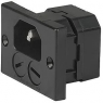 IEC-Stecker-C14, 50 bis 60 Hz, 1 A, 250 VAC, 11 mH, Flachstecker 6,3 mm, 8843.8123.3