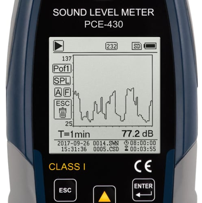 PCE-430-EKIT PCE Instruments Luxmeter, Schallpegelmesser, Magnetfeldtester Bild 3