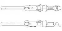 1-163085-1 AMP Crimp Contacts