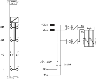 753-647 WAGO Interfacesteckverbinder, Bus Steckverbinder Bild 3