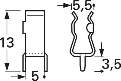 1053.68 Vogt Sicherungshalter