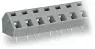 Leiterplattenklemme, 24-polig, RM 7.5 mm, 0,08-2,5 mm², 16 A, Käfigklemme, lichtgrau, 236-524/332-009/999-950