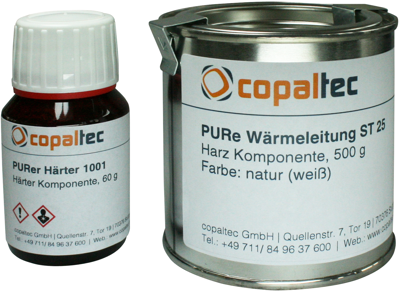 PURE WÄRMELEITUNG ST 25 NATUR (WEIß) copaltec Dichtmassen, Vergussmassen