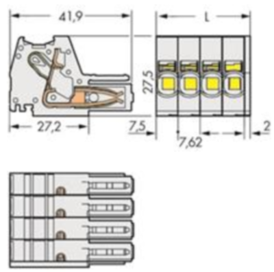 831-3102/133-000 WAGO Connecting Blocks Image 2