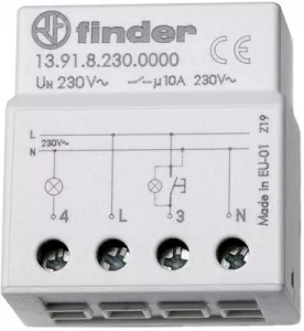 13.91.8.230.0000 Finder Stromstoßschalter und Dimmer