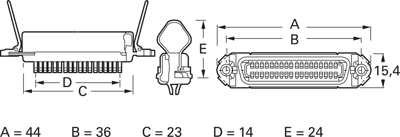 A-57/14 F Assmann WSW USB Steckverbinder, PC Steckverbinder Bild 2