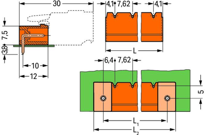 231-942/001-000 WAGO PCB Connection Systems Image 2