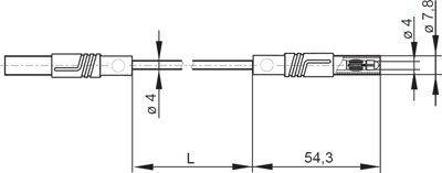 MLS SIL GG 100/1 BL Hirschmann Test & Measurement Messleitungen Bild 2