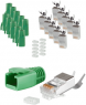 Stecker, RJ45, 8-polig, 8P8C, Cat 5 bis Cat 7, Kabelmontage, BS72067-10G