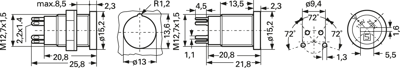 0033.4604 SCHURTER Rotary Switches and Selector Switches Image 2