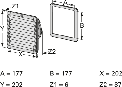 PF32.000 Pfannenberg Einbauventilatoren Bild 2