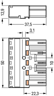 770-1315 WAGO Gerätesteckverbinder Bild 2