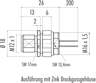 76 0831 0111 00012-0200 binder Sensor-Aktor Kabel Bild 2