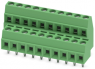 Leiterplattenklemme, 20-polig, RM 3.81 mm, 0,14-1,5 mm², 8 A, Schraubanschluss, grün, 1708110