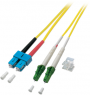 LWL-Patchkabel, LC-Duplex auf SC-Duplex, 0.5 m, OS2, Singlemode 9/125 µm