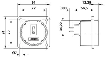 1623497 Phoenix Contact Rahmen für Steckdosen und mehr Zubehör Bild 2