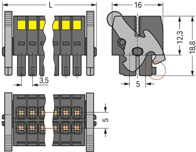 713-1102/037-000 WAGO PCB Connection Systems Image 2