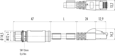 79 9723 020 08 binder Sensor-Actuator Cables Image 2