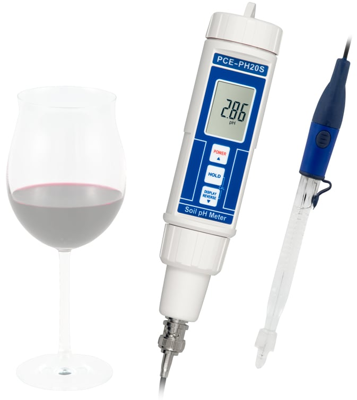 PCE-PH20WINE PCE Instruments Leitfähigkeitmessgeräte, PH-Meter, Refraktometer Bild 1