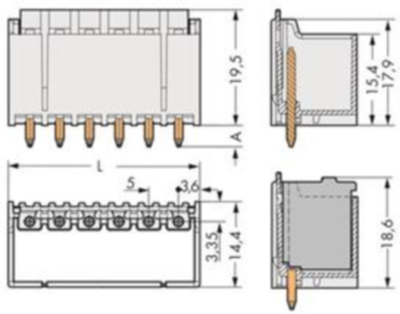 2092-1410/200-000 WAGO PCB Connection Systems Image 2