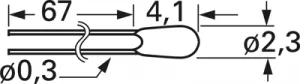 B57560G1104F000 TDK (EPCOS) NTC Thermistors