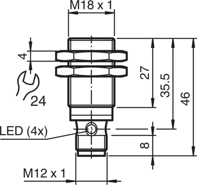 87743 PEPPERL+FUCHS Näherungsschalter, Reedschalter Bild 2