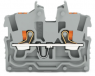 2-Leiter-Mini-Durchgangsklemme, Push-in-Anschluss, 0,14-1,5 mm², 2-polig, 13.5 A, 6 kV, grau, 2250-321