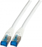 Patchkabel, RJ45-Stecker, gerade auf RJ45-Stecker, gerade, Cat 6A, S/FTP, LSZH, 0.25 m, grau