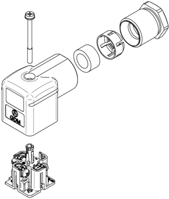 15457 Hirschmann Automation and Control DIN Valve Connectors Image 2