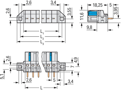 722-146/031-000 WAGO PCB Connection Systems Image 2