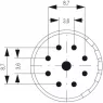 1224740000 Weidmüller Sensor-Aktor Rundsteckverbinder