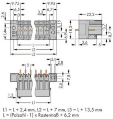 769-645/007-000 WAGO PCB Connection Systems Image 2